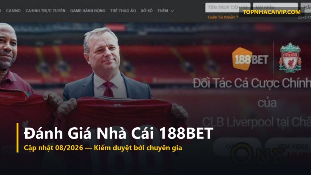 nhà cái 188BET — đánh giá chi tiết