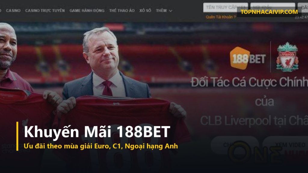 khuyến mãi nhà cái 188BET