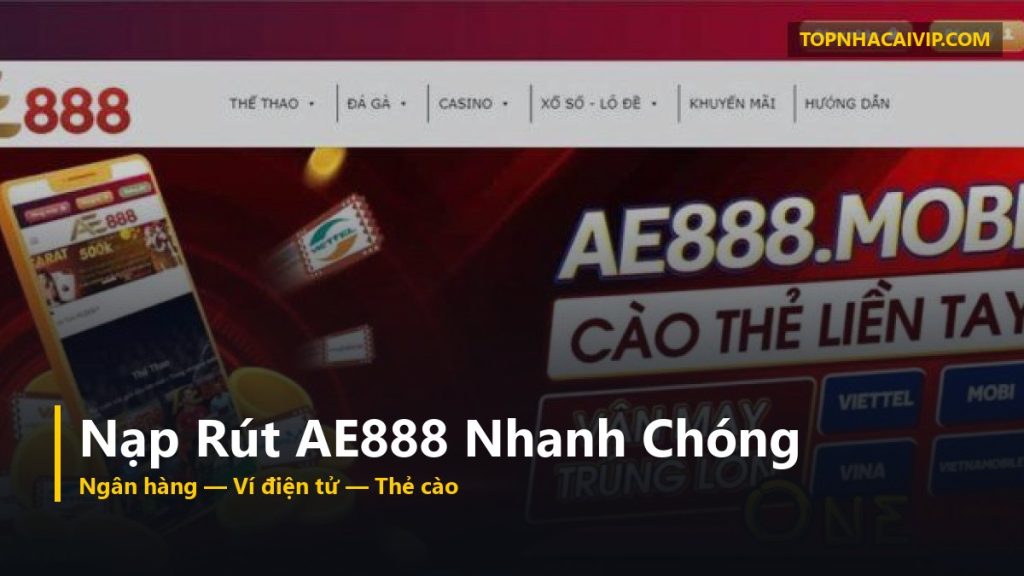 nạp rút nhà cái AE888
