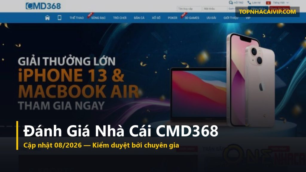 nhà cái CMD368 — đánh giá chi tiết