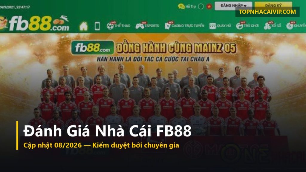 nhà cái FB88 — đánh giá chi tiết