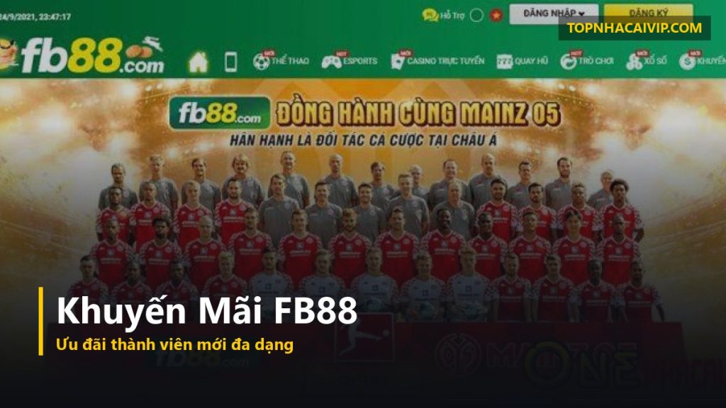 khuyến mãi nhà cái FB88