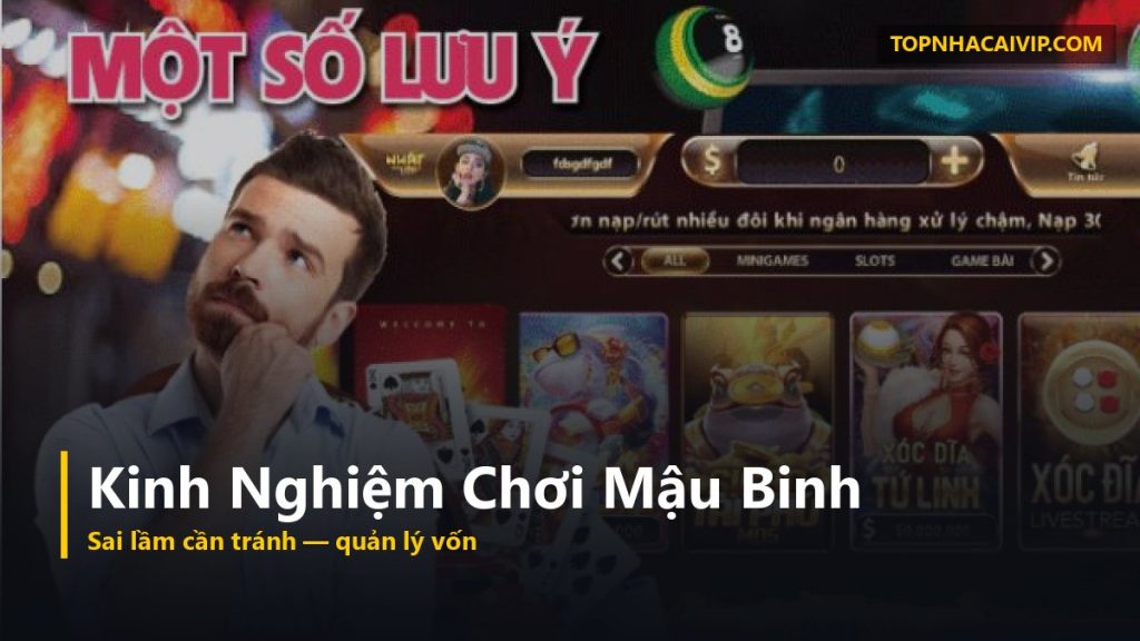 kinh nghiệm mậu binh