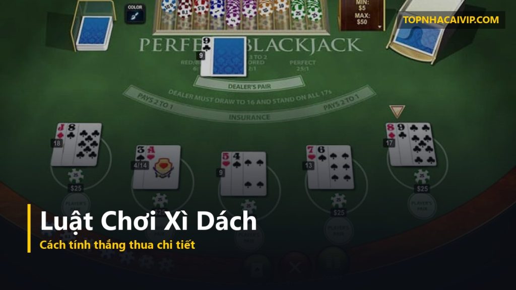 luật chơi xì dách